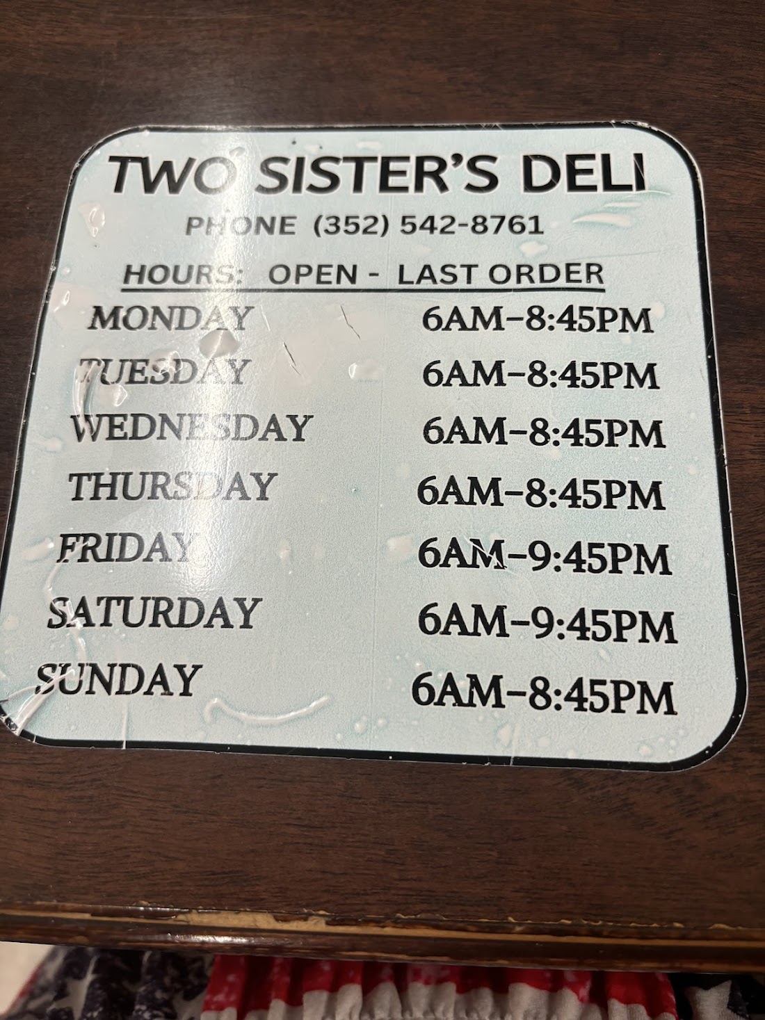 Two Sister's Deli